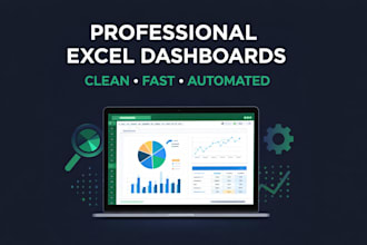 create a professional excel dashboard or tracking system