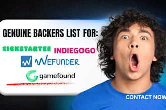 create and promote wefunder gamefound kickstarter indiegogo campaign
