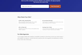 audit your website for wcag accessibility issues
