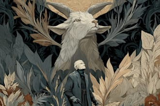 a dark art illustration