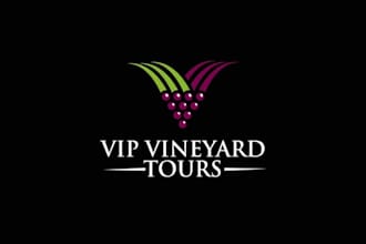 design classic VIP vineyard tours logo for you