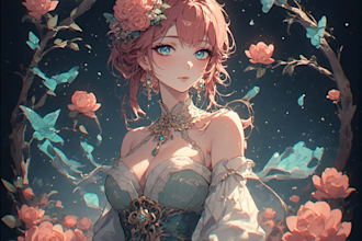 design a deluxe anime portait