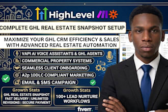 set up gohighlevel real estate snapshot ghl automation ghl snapshot ghl crm