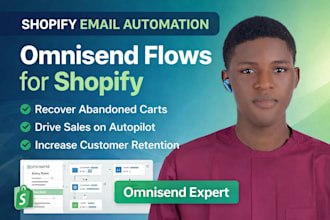 omnisend flow shopify email flow omnisend shopify marketing and email automation