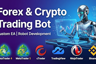 provide or develop custom forex trading bot forex trading ea robot crypto bot
