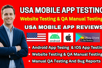 app testing qa testing website testing ios app testing android mobile app tesing