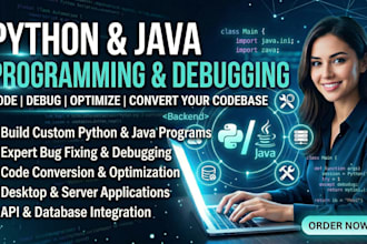code python java programs and debug your code