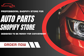 auto parts shopify store automotive website automobile car parts auto part store