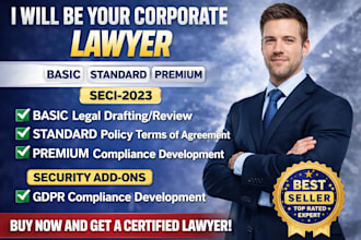 be your corporate lawyer