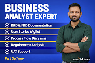 write user stories, brd, and software requirement document