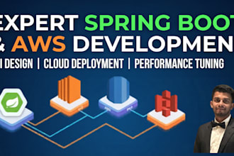 develop, fix and deploy spring boot apis on AWS