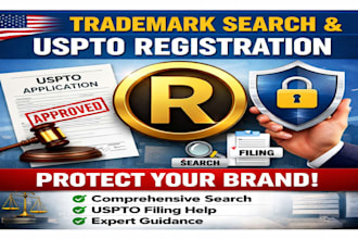 do trademark search and trademark registration for USA uspto