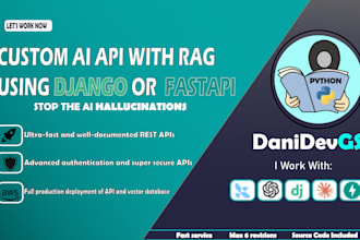 build a custom ai rag using django