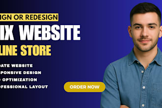 edit wix website, redesign and optimize your wix online store for sales