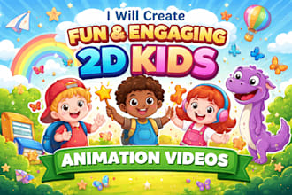 animate 2d cartoon animation and cartoon videos