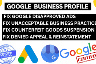 fix google disapproved ads unacceptable business practices suspension appeal gmb