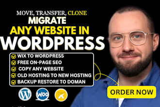 migrate wordpress website to wix, wordpress to shopify, woocommerce to shopify