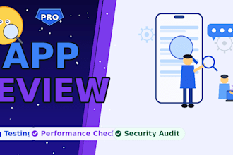 do professional mobile app testing, UX testing, user feedback to improve