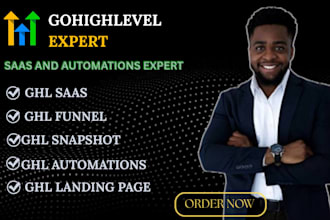 build ghl landing page ghl funnels ghl automation ghl saas  ghl snapshot