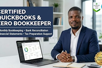 provide expert bookkeeping services with xero and quickbooks