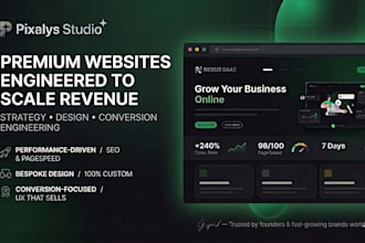 build a premium website for your brand