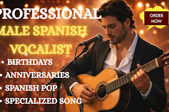 create a personalized spanish song for birthday, anniversary or special gift