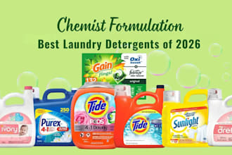 develop laundry cosmetic products as a professional cosmetic chemist formulation