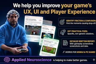 improve your game UI, UX and player experience with expert feedback