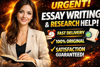 assist in urgent essay writing as an essay writer