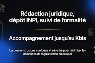 creer votre entreprise et effectuer vos formalites inpi en france