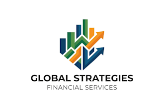 design a professional and modern financial services logo