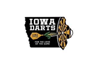 create a standout super logo for a competitive dart league