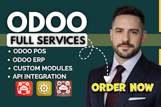 be odoo developer odoo pos odoo api integration erp crm module customization