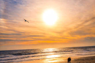 sell a high quality vibrant beach photo