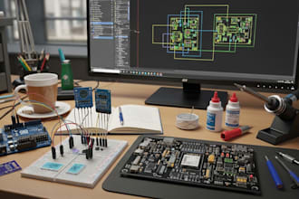 create pcb design, rf pcb layout, esp32, arduino and iot pcb