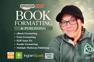 publish book on amazon kindle KDP, book formatting, amazon KDP book publishing
