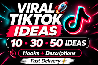 create viral tiktok videos ideas with hooks and descriptions