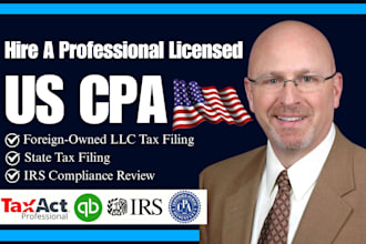 prepare, fax us tax for foreign owned wyoming llc,c corp,s corp,5472 1120