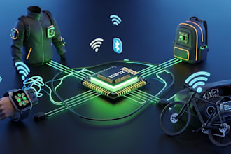 develop smart hardware pcb, iot device pcb with embedded system, sensors, esp32
