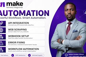 fix make com, made com automation, make com scenerio, zapier automation