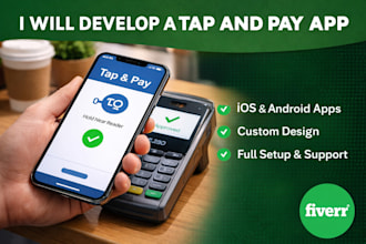 develop a secure tap and pay app, nfc, payment app, nfc app, pay bank app