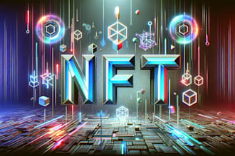 create website design, nft marketplace and nft minting landing page