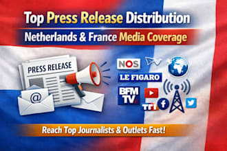 do netherlands and france top press release distribution