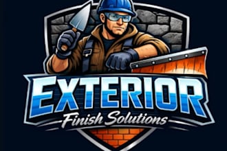 do beautiful exterior finish solutions logo design