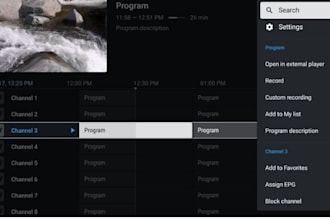 setup and optimize android tv, with playlist epg support, smarter styles app