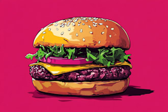 do a food pop art