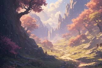 draw environment concept art, fantasy worlds