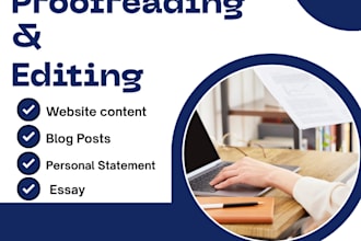 provide accurate proofreading and editing with fast delivery