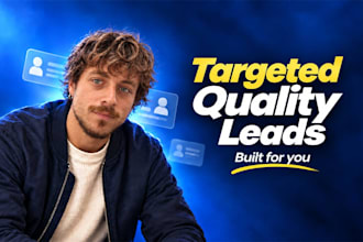 do lead generation, icp lead lists, research and outreach