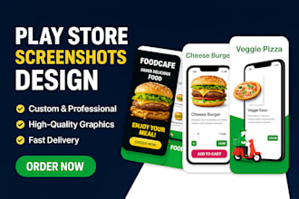 design premium app store and play store screenshots